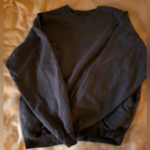 Navy Blue Brandy Melville Crewneck - Oversized